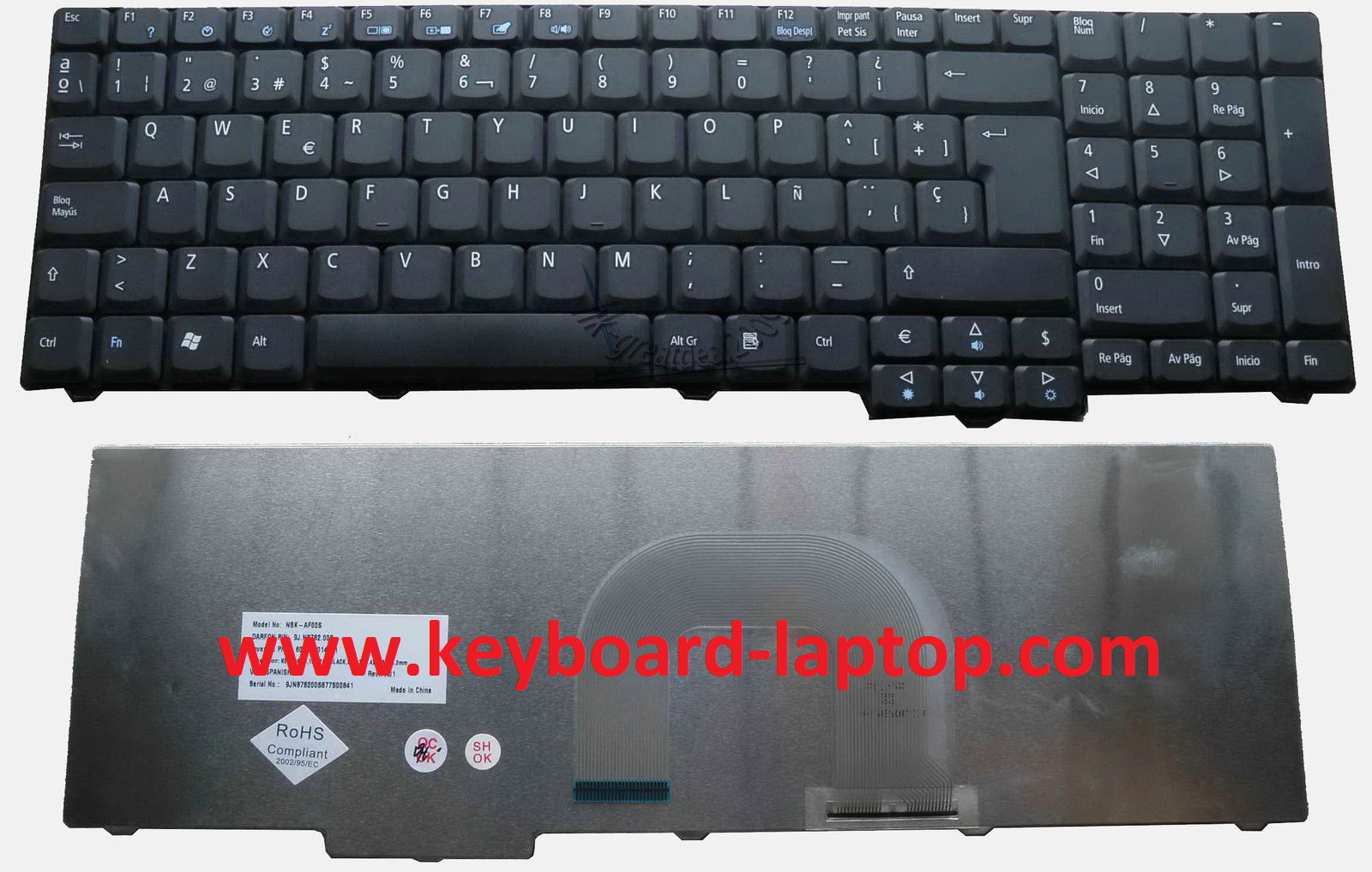 Keyboard Acer Aspire 9800 9810