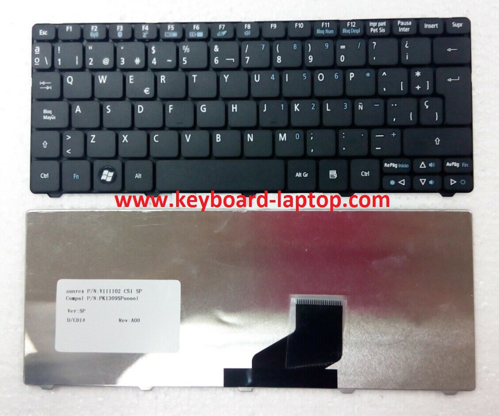 Keyboard Laptop Acer Aspire ONE 521-keyboard-laptop.com