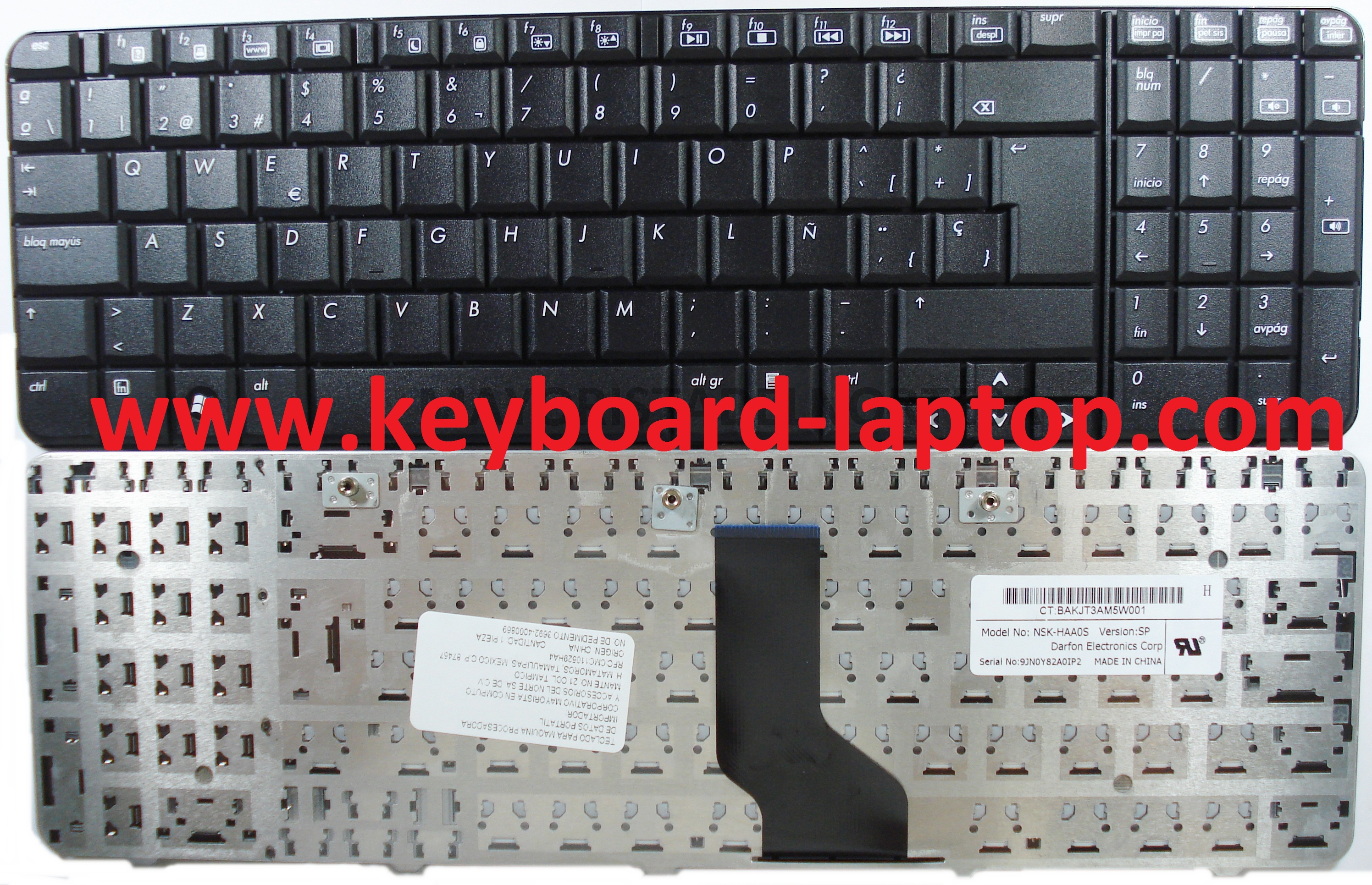 Keyboard Laptop Hp Compaq CQ60-keyboard-laptop.com