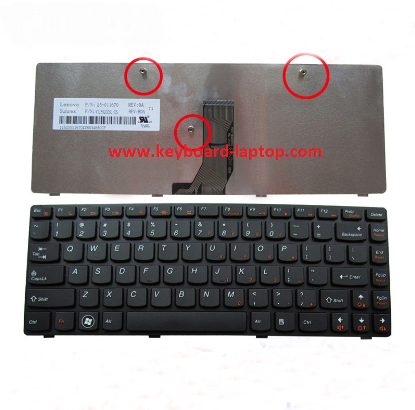 Keyboard Laptop Lenovo Ideapad B470 -keyboard-laptop.com