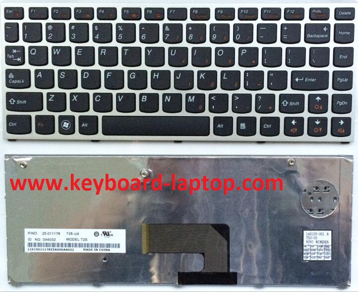 Keyboard laptop IBM Lenovo Ideapad U460-keyboard-laptop.com