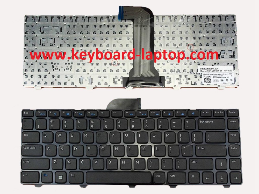 Keyboard Laptop DELL Inspiron 14-3421-keyboard-laptop.com