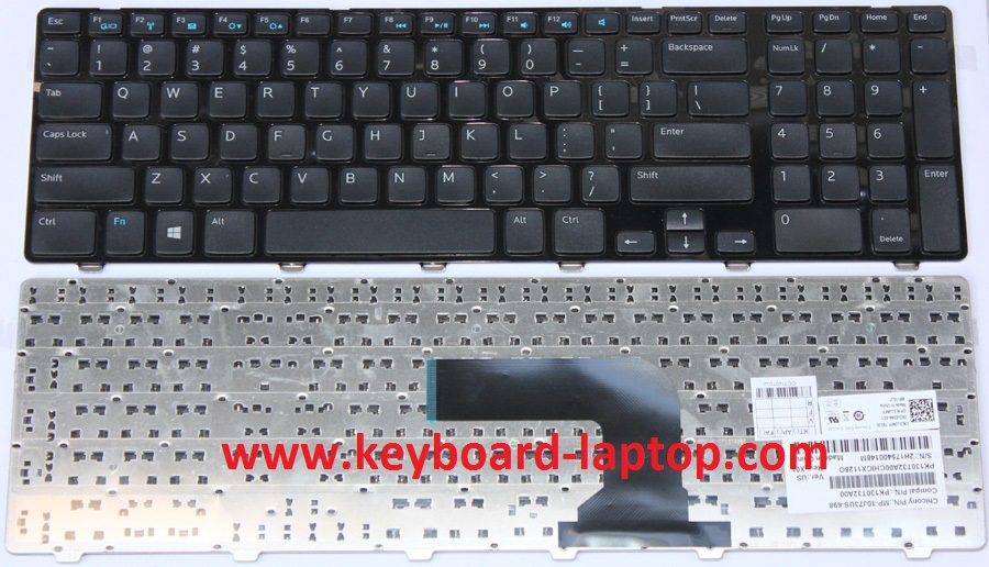 Keyboard Laptop DELL Inspiron 17-3721-keyboard-laptop.com