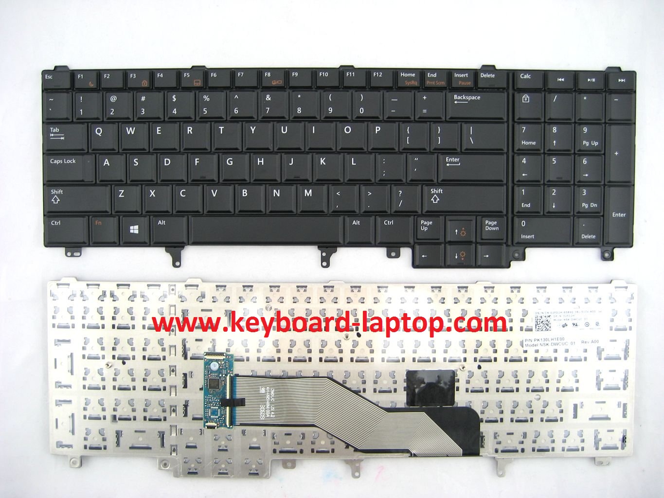 Keyboard Laptop Dell Latitude E6520-keyboard-laptop.com