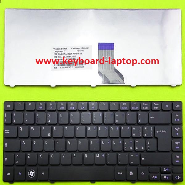 Keyboard Laptop Gateway ID49