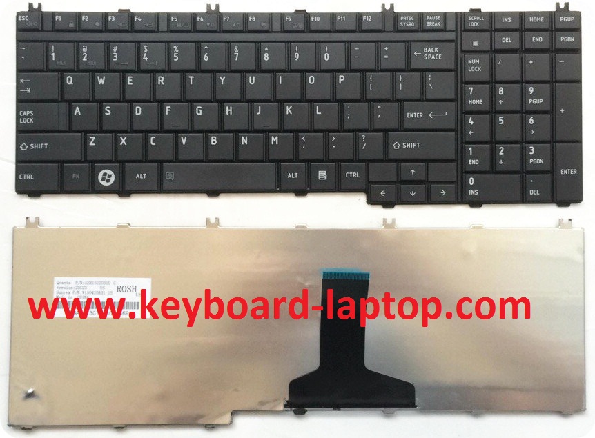 Keyboard Laptop for Toshiba Satellite L350 -keyboard-laptop.com